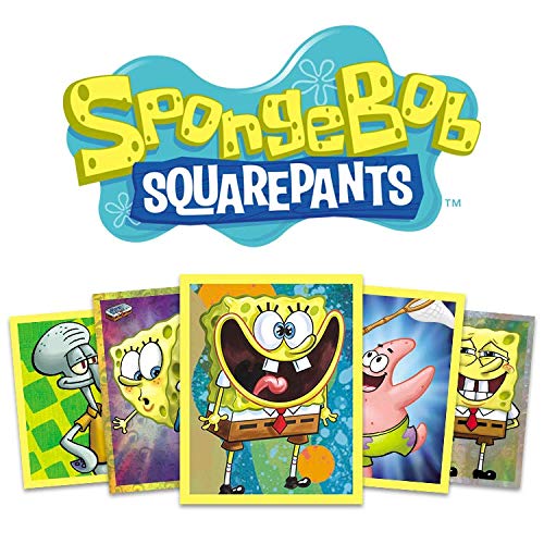 Topps- Spongebob Squarepants Display 30 Unidades de: Bob Esponja - Cromos + Carta, Color (67268D)