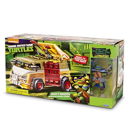 TORTUGAS NINJA - Vehículo Turtle Van con Figura (Giochi Preziosi 94425)