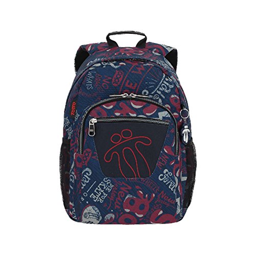 Totto MA04ECO021-1810N-6LN Morral Acuareles Mochila Infantil, 44 cm, Multicolor