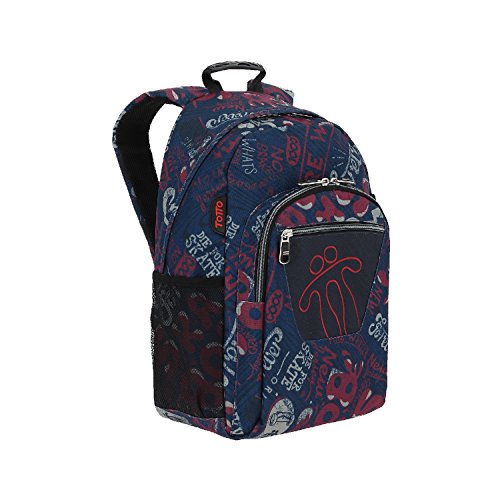 Totto MA04ECO021-1810N-6LN Morral Acuareles Mochila Infantil, 44 cm, Multicolor