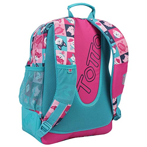 Totto MA04ECO029-1820N-1IU Mochila Escolar, Crayoles