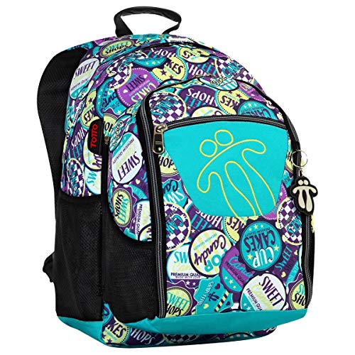 Totto MA04ECO030-1820G-4SH Mochila Escolar, Cartulina