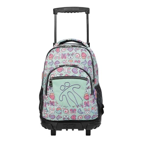 TOTTO MORRAL Rue BOMPER RENGLON Mochila con Ruedas, Juventud Unisex, Estampado (Multicolor), Talla Única