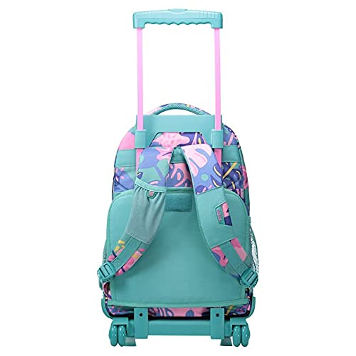 TOTTO MORRAL Rue BOMPER RENGLONES Mochila con Ruedas, Juventud Unisex, Estampado (Multicolor), Talla Única