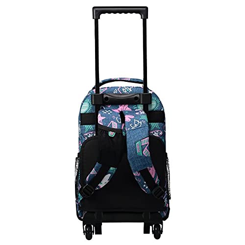 TOTTO MORRAL Rue BOMPER RESMA Mochila con Ruedas, Juventud Unisex, Estampado (Multicolor), Talla Única