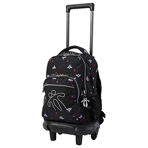 TOTTO MORRAL Rue BOMPER RESMA Mochila con Ruedas, Juventud Unisex, Estampado (Multicolor), Talla Única