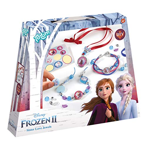 Totum- Schmuckbastelset Disney Frozen II Conjunto de Joyería, Multicolor (680661)