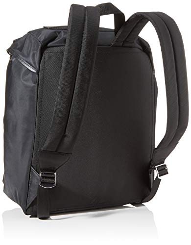 Tous Mochila Solapa New Berlin Hombre, Negro (Negro), 32x36x17 cm (W x H x L)