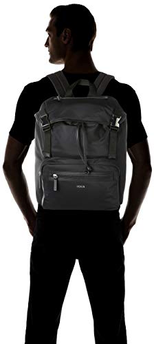 Tous Mochila Solapa New Berlin Hombre, Negro (Negro), 32x36x17 cm (W x H x L)