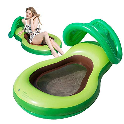 Towinle Hamaca Flotante Agua Tumbona Hinchable Colchón Inflable para Piscina Tumbona de Piscina,Hamaca de Agua Flotante Cama Flotante de Agua para Adultos