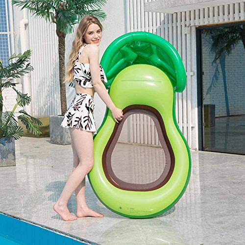 Towinle Hamaca Flotante Agua Tumbona Hinchable Colchón Inflable para Piscina Tumbona de Piscina,Hamaca de Agua Flotante Cama Flotante de Agua para Adultos