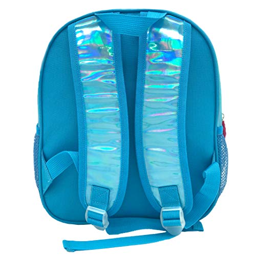 Toy Bags Mochila con Lentejuelas Reversibles, Unisex niños, Azul, 24x30x9