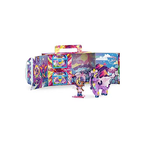 Toy Galaxy Juego compatible con hatchimal Pixies Riders con función misteriosa juguetes de hadas voladores para niñas de 3 años en adelante - Moonlight Mia reemplazo para Hatchimals