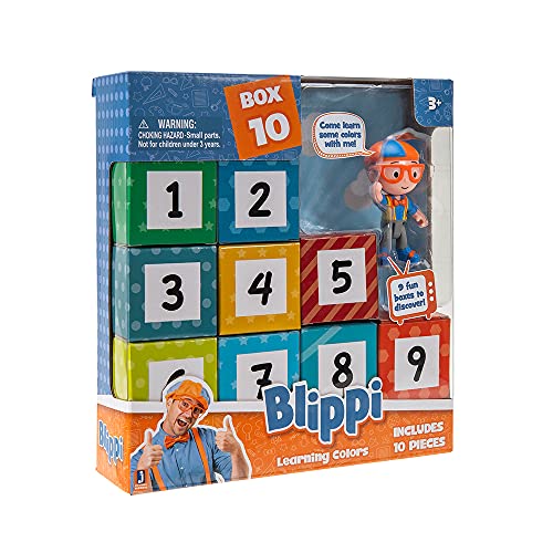 Toy Partner Figura BLIPPI Set con 10 SORPRESAS (BLP0009), Color