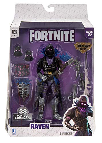 Toy Partner- Raven FNT-Fig.Raven Legendary FNT0136, Multicolor (Jazwares