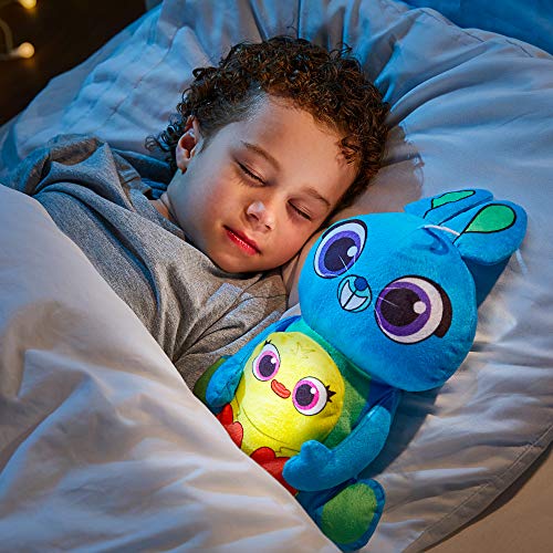 Toy Story 258TYY 4 Ducky and Bunny Kids Luz de noche para dormir de juguete suave por GoGlow, azul