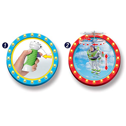 Toy Story 4 - Buzz Lightyear Volador radiocontrol por Cable 18cm - Dickie 3153002 (+4 años)