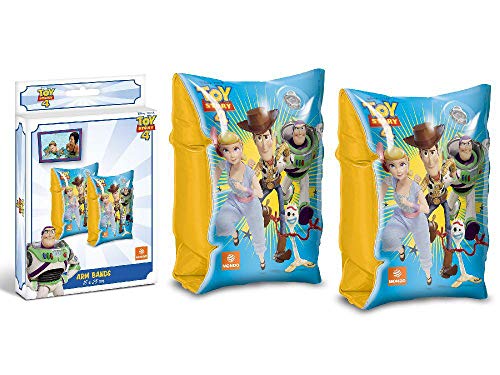 TOY STORY- Hinchable Piscina Y Playa 4 Brazaletes y flotadores Natación y Waterpolo Unisex Infantil, Color (Multicolor), única (Mondo 16761)