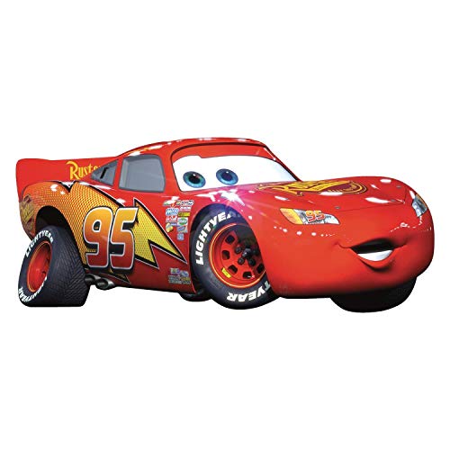 Toy Zany - Disney Pixar Cars Rayo Mcqueen Cáscara Y Del Palillo Giant Wall Decals