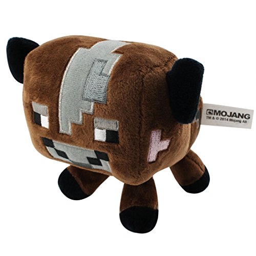 Toy Zany Jazwares Minecraft 5" Baby Cow Stuffed Plush