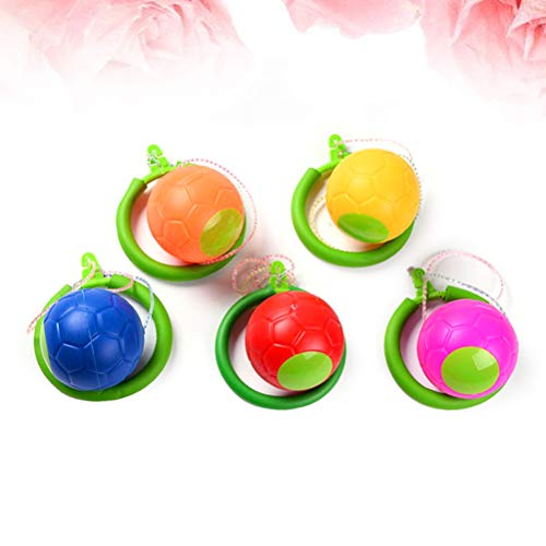 TOYANDONA 4pcs Skip it Toy Skip-A-Long Juguete para Saltar Saltar la Pelota para la Salud y la coordinación de Cardio (Colores aleatorios)