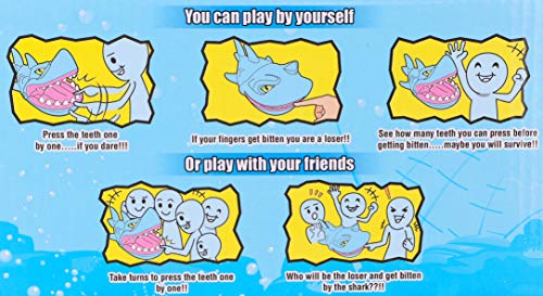 TOYLAND® Musical Daddy Shark Game - Don't Let The Shark Bite - Juegos de emoción Familiar