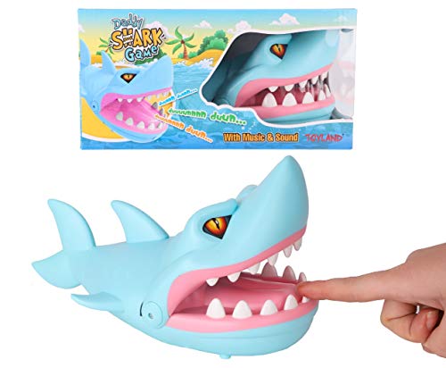 TOYLAND® Musical Daddy Shark Game - Don't Let The Shark Bite - Juegos de emoción Familiar