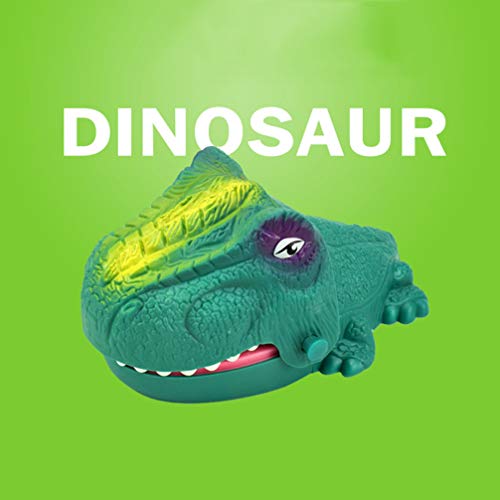 Toyvian Dinosaurio para morder los dedos, juego de dientes de cocodrilo, juguete divertido para niños, marioneta de mano para padres e hijos, juguete interactivo para fiestas