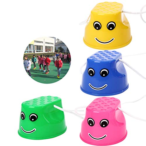 Toyvian Juguetes Deportivos para niños, zancos, Entrenamiento sensorial, zancos, Equilibrio, Desarrollo de Habilidades, Juguetes 4pcs