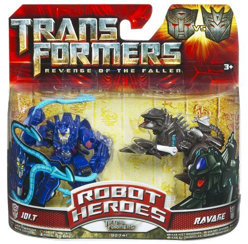 Transformers - 92741 - Revenge of The Fallen - Robot Heroes - Jolt vs. Ravage - circ. 5-6 cm