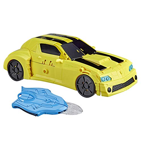 TRANSFORMERS Bumblebee Cyberverse Adventures Battle Call Officer Class Bumblebee, Luces y Sonidos activados por Voz, a Partir de 6 y hasta 10 Pulgadas