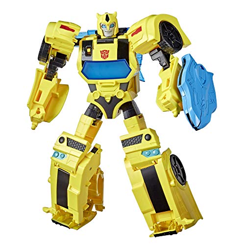 TRANSFORMERS Bumblebee Cyberverse Adventures Battle Call Officer Class Bumblebee, Luces y Sonidos activados por Voz, a Partir de 6 y hasta 10 Pulgadas