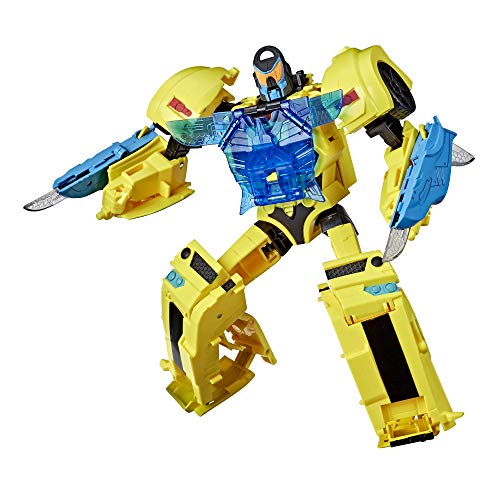 TRANSFORMERS Bumblebee Cyberverse Adventures Battle Call Officer Class Bumblebee, Luces y Sonidos activados por Voz, a Partir de 6 y hasta 10 Pulgadas