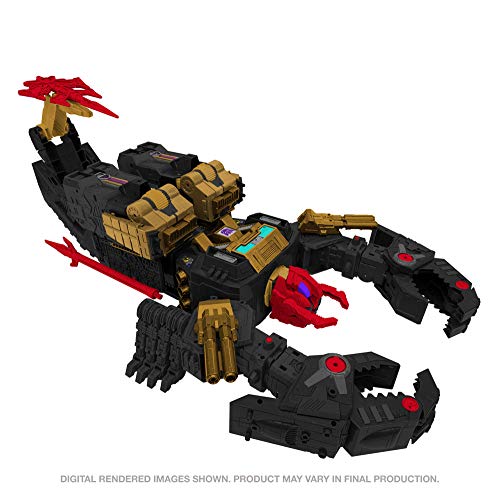 Transformers Generations Selects Black Zarak, Figura de coleccionista Legacy Titan Class de 53 cm