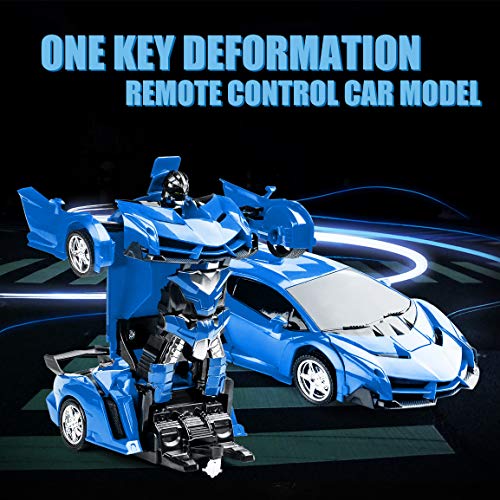 Transformers Toys 2 en 1 - Transformador de control remoto para niños de 3 a 12 años, transformador RC de juguete de control remoto para niños de 3 a 5 años