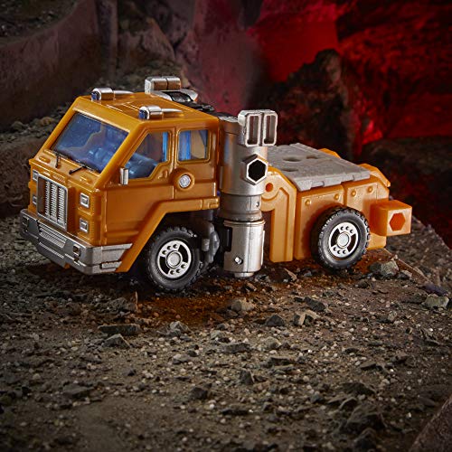 Transformers Toys Generations War for Cybertron: Kingdom Deluxe WFC-K16 Huffer Figura de acción – Niños de 8 años en adelante, 5.5 Pulgadas'.