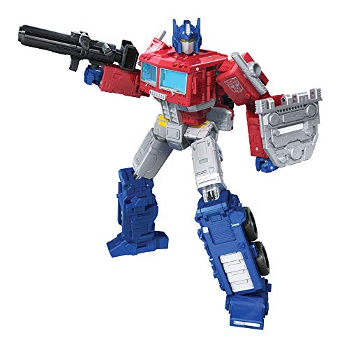 Transformers Toys Generations War for Cybertron: Kingdom Leader WFC-K11 Optimus Prime Figura de acción – niños de 8 años en adelante, 7 Pulgadas