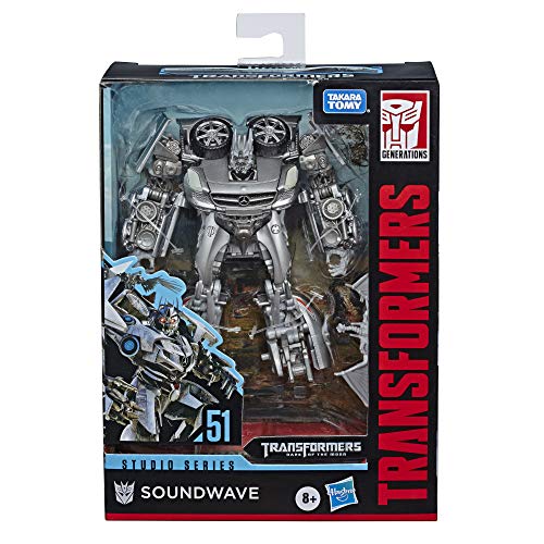 Transformers Toys Studio Series 51 Deluxe Class Dark of The Moon Movie Soundwave Action Figure - Kids Ages 8 & Up, 4.5"