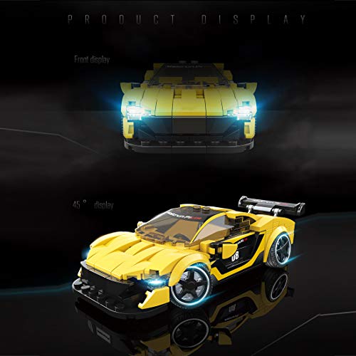 TRCS Juego de construcción de coche de carreras de Speed Champions de 366 piezas, compatible con Lego 75892 McLaren P1