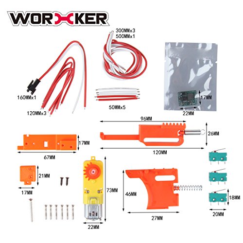 TRCS Worker Flywheel - Kit de actualización para Nerf Stryfe compatible con Nerf