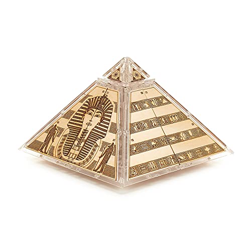 Treasure Box Secrets of Egipto Veter Modelos de plástico de madera 3D Puzzle para adultos DIY STEM Juguetes Hobby Gift Modelado Kit Rompecabezas mecánicos