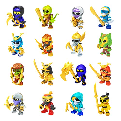 Treasure X - Figuras Ninja serie 6 - Figuras acción, 16 ninja para coleccionar, modelo surtido (Famosa 700016680)