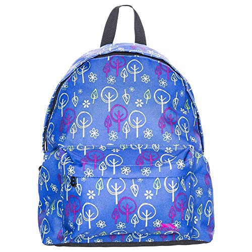 Trespass - Mochila escolar u otros usos Modelo Britt Unisex Niños Niñas (16 litros) - Colegio/Gimnasia/Deporte (Tamaño Único) (Diseño arboles)