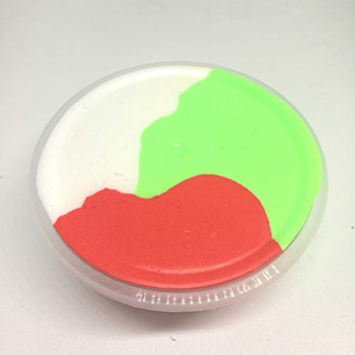 Tricolor Algodón Barro Slime Poke Mud DIY Color Plastilina Descompresión Vent Rojo Blanco Verde