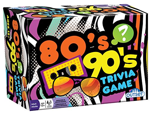 Trivia Game - 80's 90's Trivia - the Totally Radical Blast from the Past