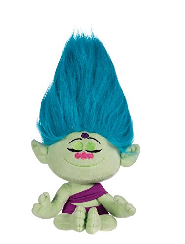 TROLLS - Peluche Cybil 31cm, Pelo Azul Claro - Calidad Super Soft