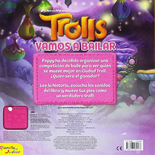 Trolls. Vamos a bailar: Cuento con 8 sonidos (Dreamworks. Trolls)