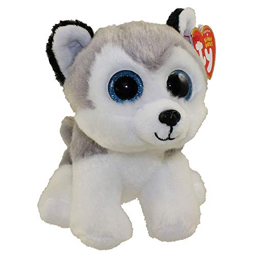 TY - Beanie Babies Buff, peluche husky, 15 cm (United Labels Ibérica 42183TY) , Modelos/colores Surtidos, 1 Unidad