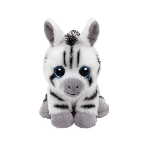 TY - Beanie Babies Stripes, peluche zebra, 15 cm (United Labels Ibérica 41198TY)