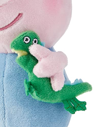 Ty Peppa Pig - Peluche de George con Dinosaurio